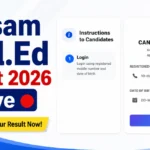 Assam D.El.Ed Result 2026