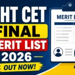 MHT CET Final Merit List 2026