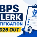 IBPS Clerk Notification 2026