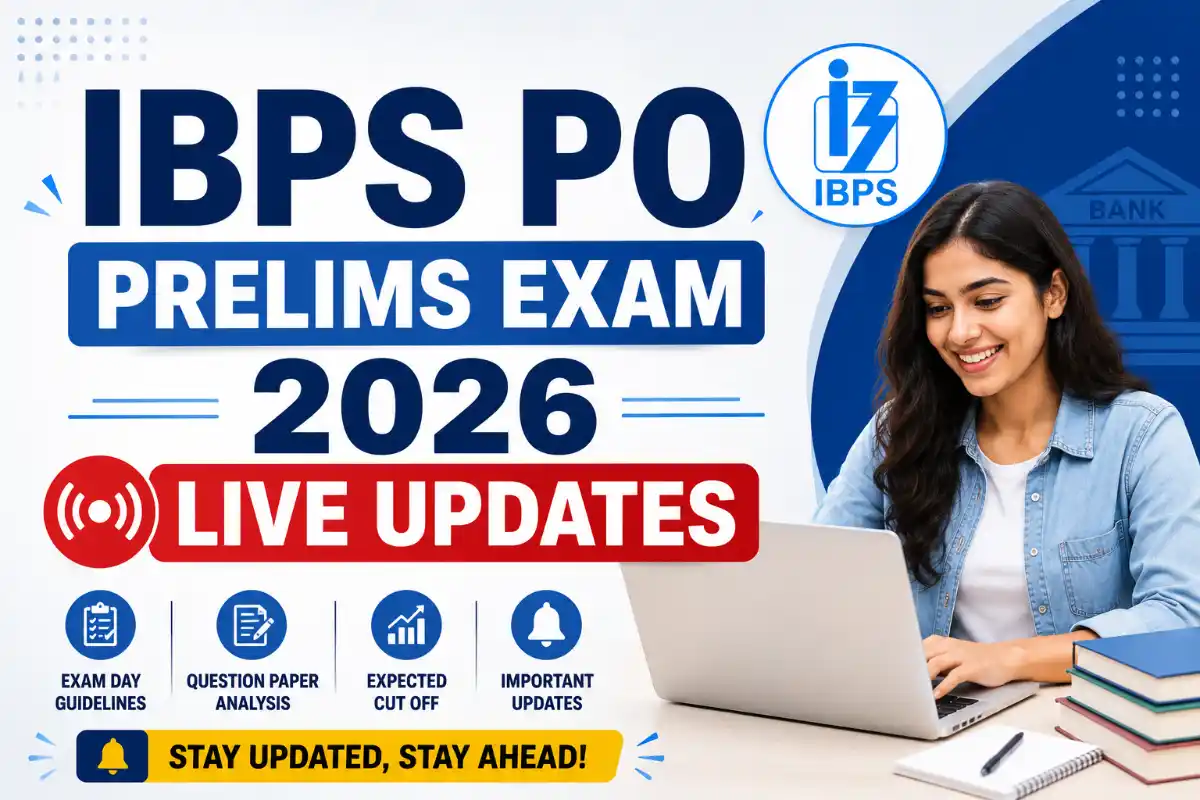 IBPS PO Prelims Exam 2026
