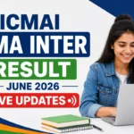 ICMAI CMA Inter Result June 2026