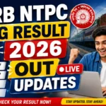 RRB NTPC UG Result 2026