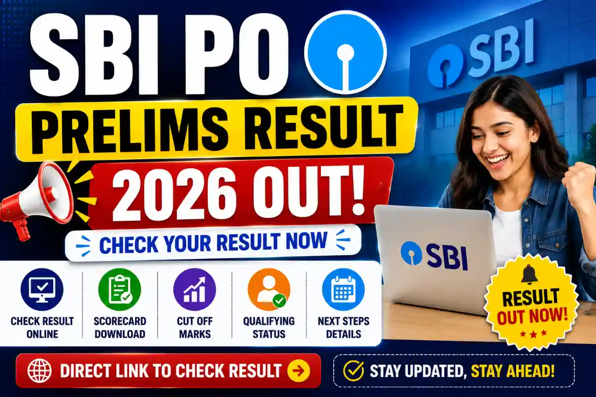 SBI PO Prelims Result 2026