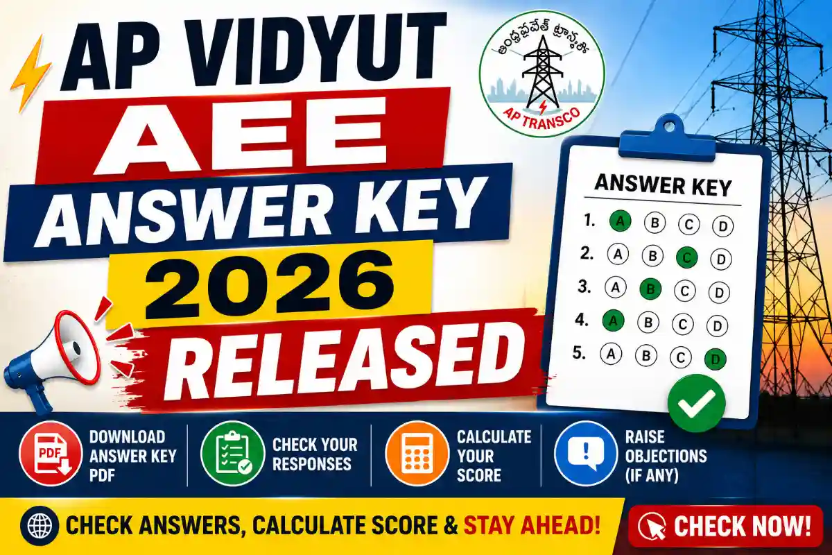 AP Vidyut AEE Answer Key 2026