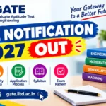 GATE Notification 2027 OUT