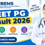 NBEMS NEET PG Result 2026
