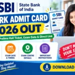 SBI Clerk Admit Card 2026 OUT