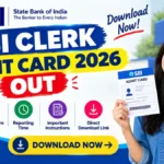 SBI Clerk Admit Card 2026 Out