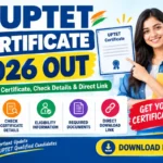 UPTET Certificate 2026