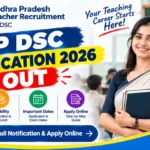 AP DSC Notification 2026 Out