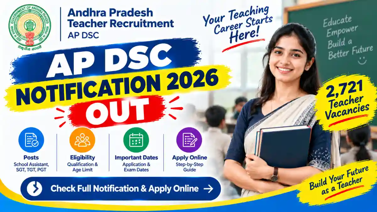AP DSC Notification 2026 Out