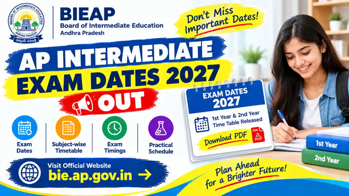 AP Intermediate Exam Dates 2027