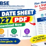 Download CBSE 2027 Date Sheet PDF