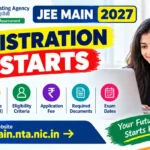 JEE Mains 2027 Registration Starts
