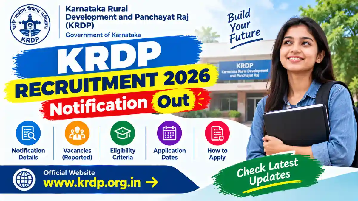 KRDP Recruitment 2026
