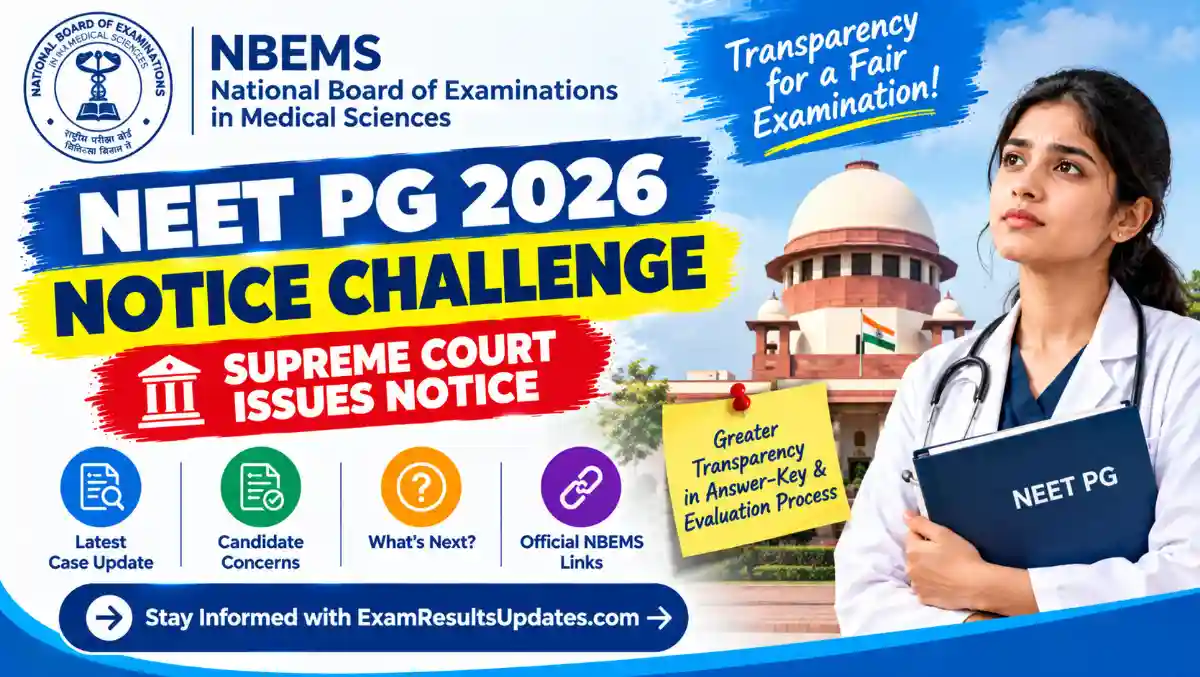 NBEMS NEET PG 2026 Notice Challenge