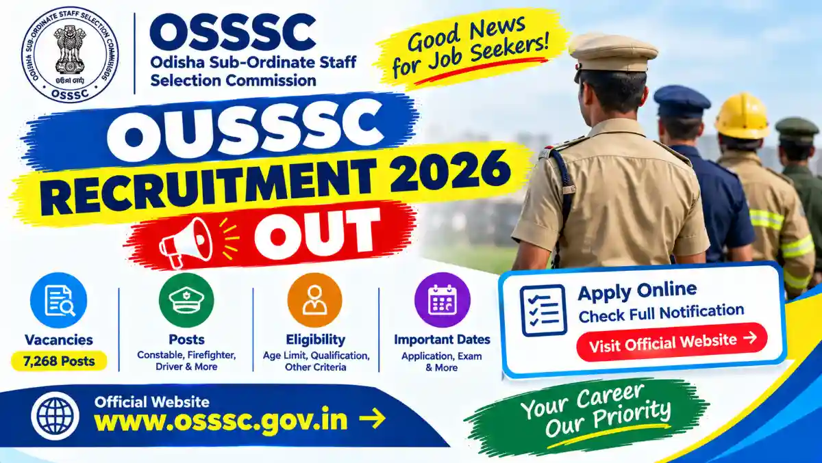 OUSSSC Recruitment 2026