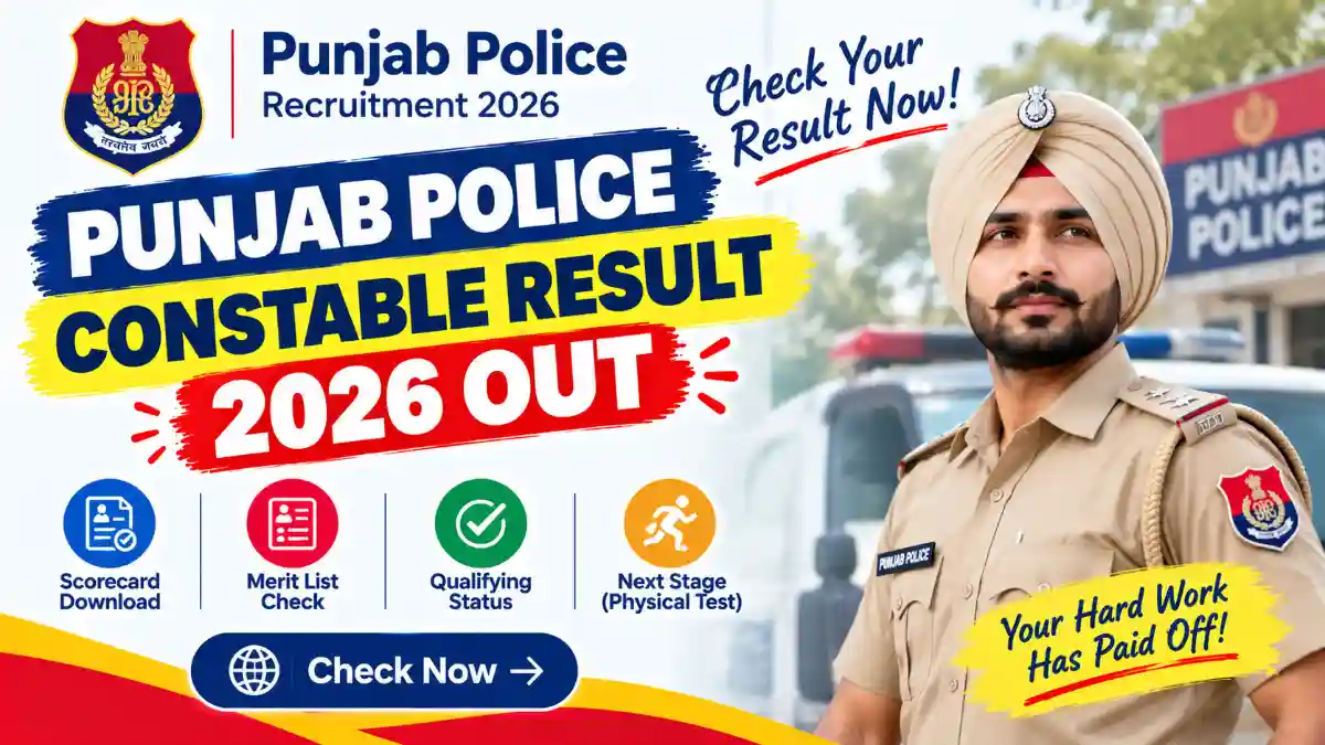 Punjab Police Constable Result 2026