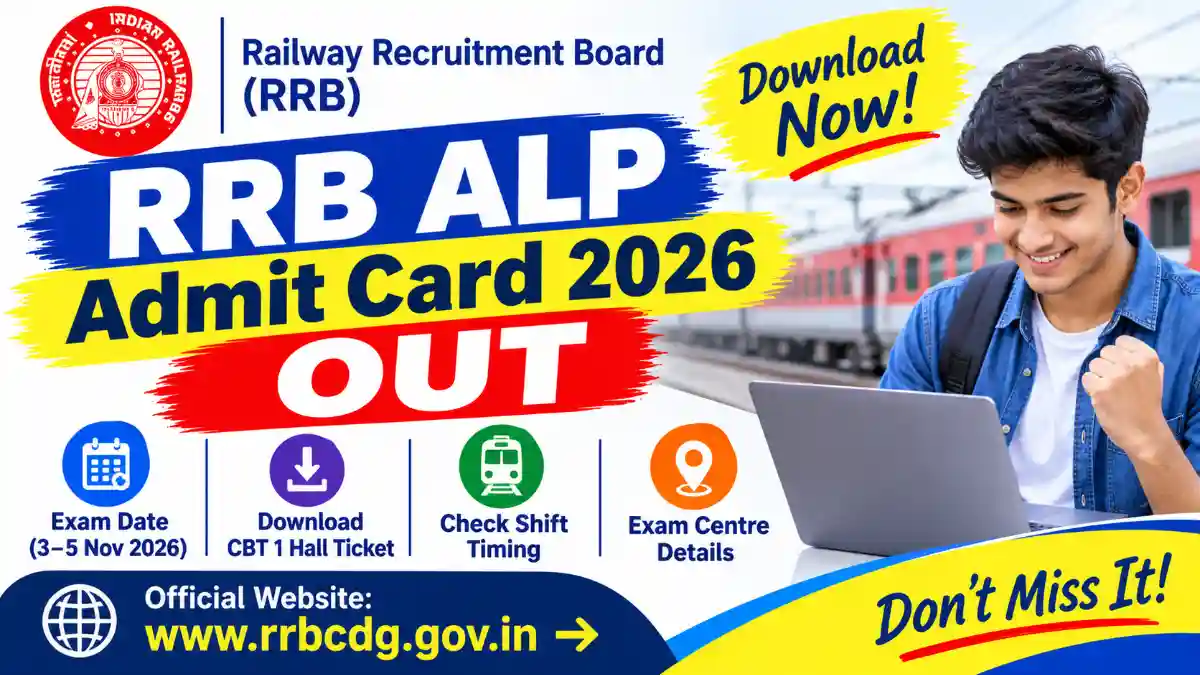 RRB ALP Admit Card 2026