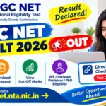 UGC NET Result 2026 OUT