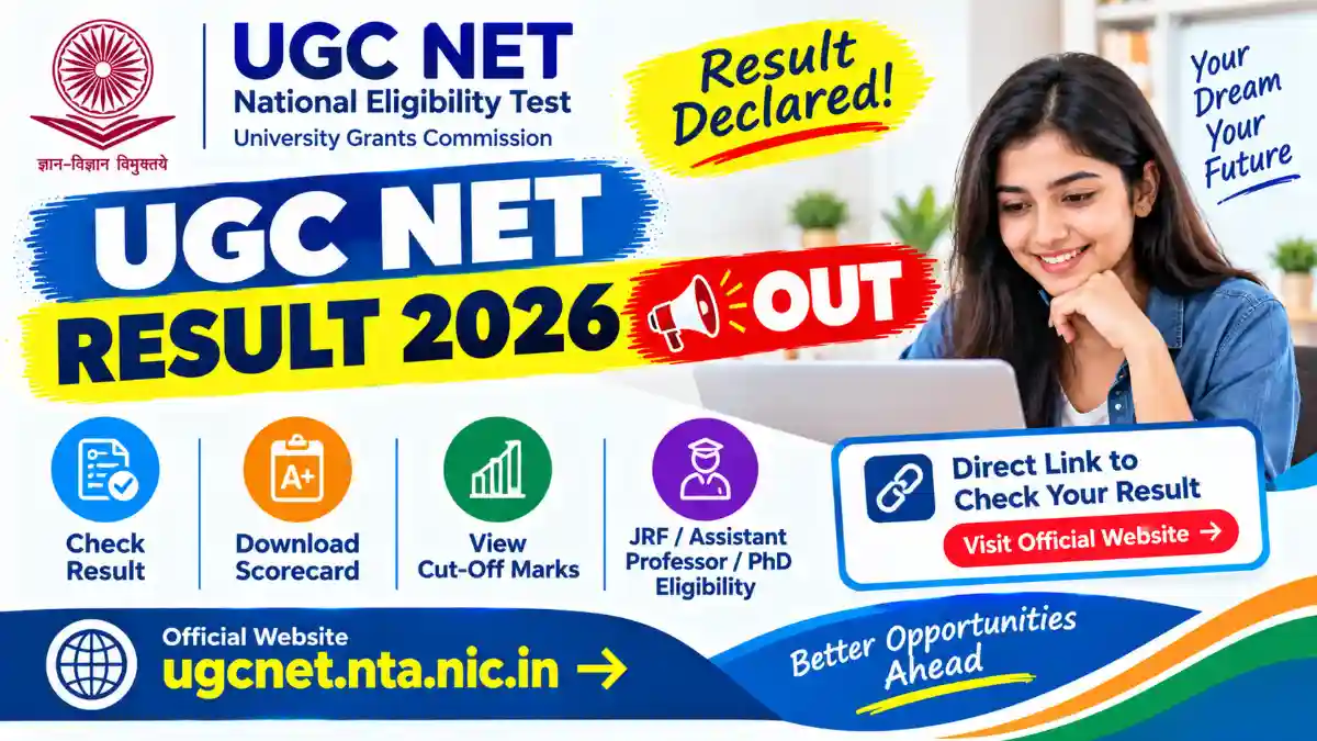 UGC NET Result 2026 OUT
