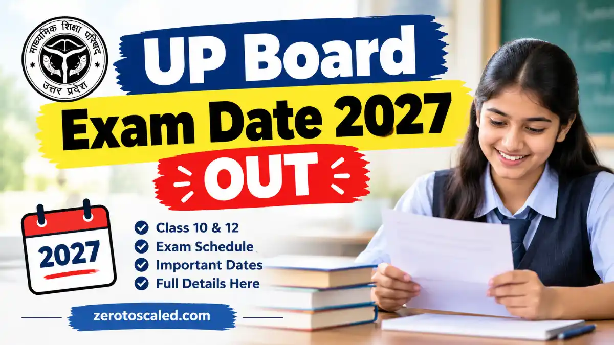 UP Board Exam Date 2027 OUT