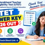 UTET Answer Key 2026 OUT